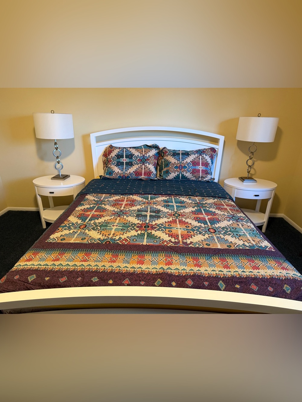 Springmaid Queen Reversible Southwestern Comforter + 2 Shams – Made in USA
